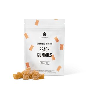 BuudaBomb 100mg Peach Gummies