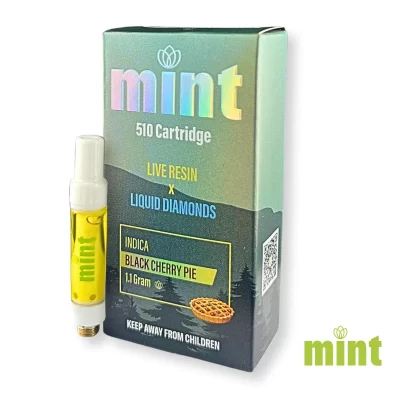 MINT Vape Cart - Black Cherry Pie 1100mg THC