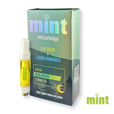 MINT Vape Cart Blue Dream 1100mg THC