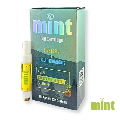 MINT Vape Cart - Carribean Pineapple 1100mg THC