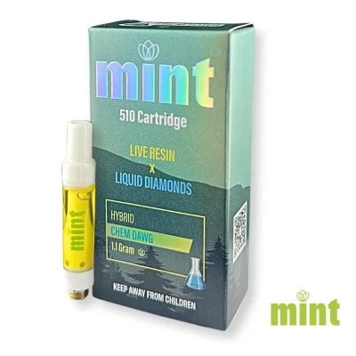 MINT Vape Cart - Chem Dawg 1100mg THC
