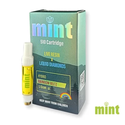 MINT Vape Cart - Rainbow Beltz 1100mg THC