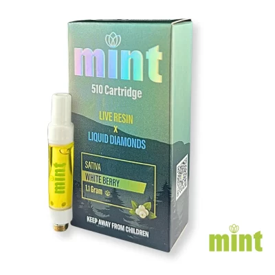 MINT Vape Cart White Berry 1100mg THC